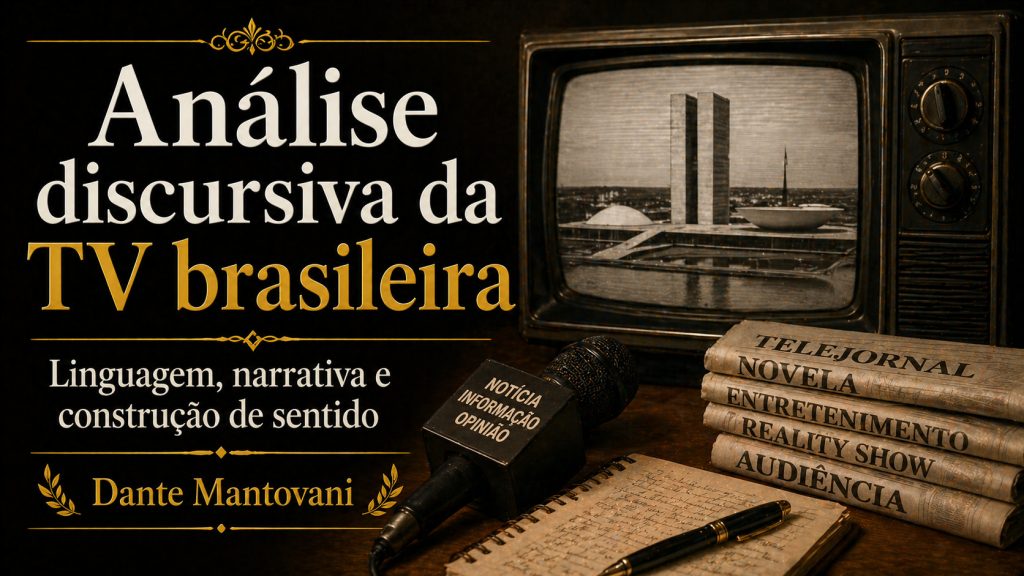 Análise discursiva da TV brasileira: linguagem, narrativa e construção de sentido