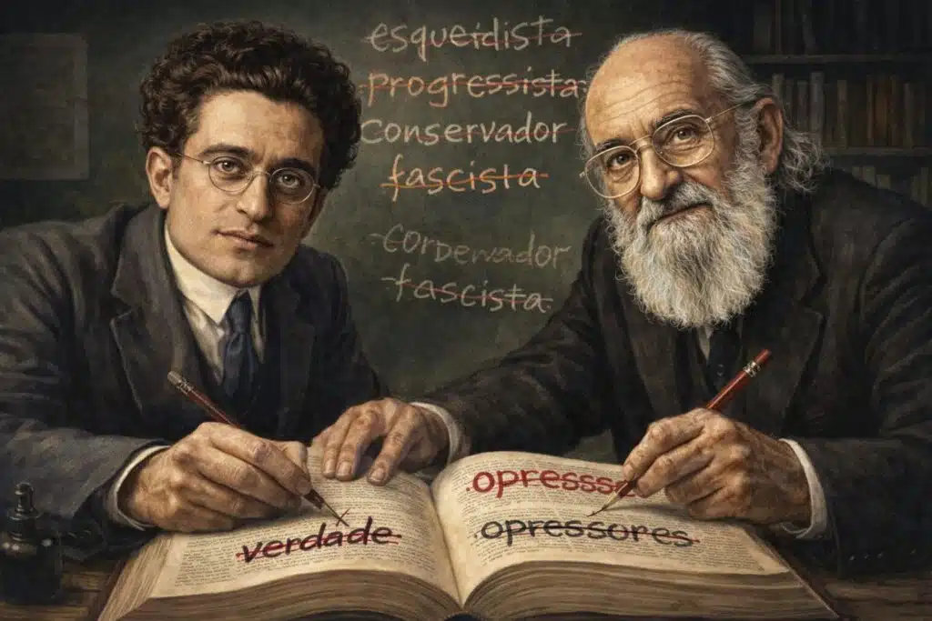 Gramsci, Paulo Freire e a batalha da linguagem: nosso declínio começou com a deturpação das palavras