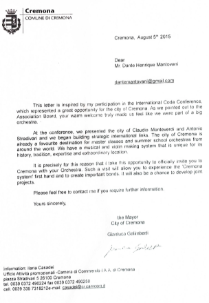 Maestro paraguaçuense recebe convite para se apresentar na Itália