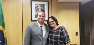 Dante Mantovani e a Senadora Damares Alvez
