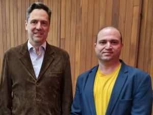 Dante Mantovni e o Deputado Luiz Philippe de Orléans e Bragança