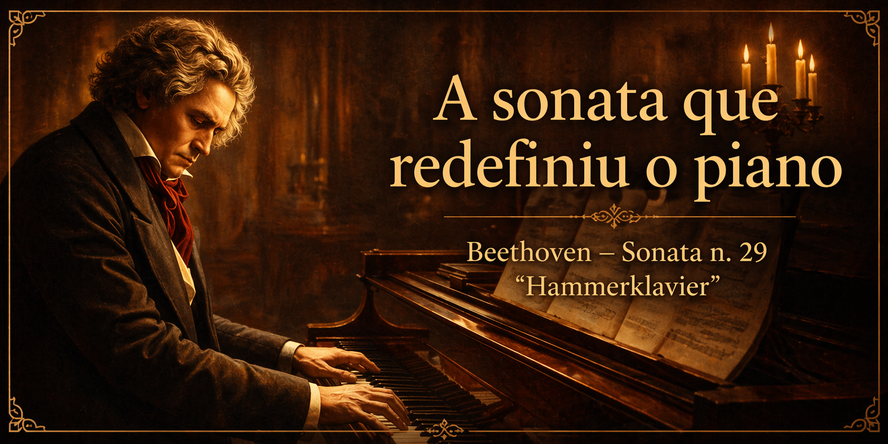 Hammerklavier: uma obra ambiciosa de Beethoven