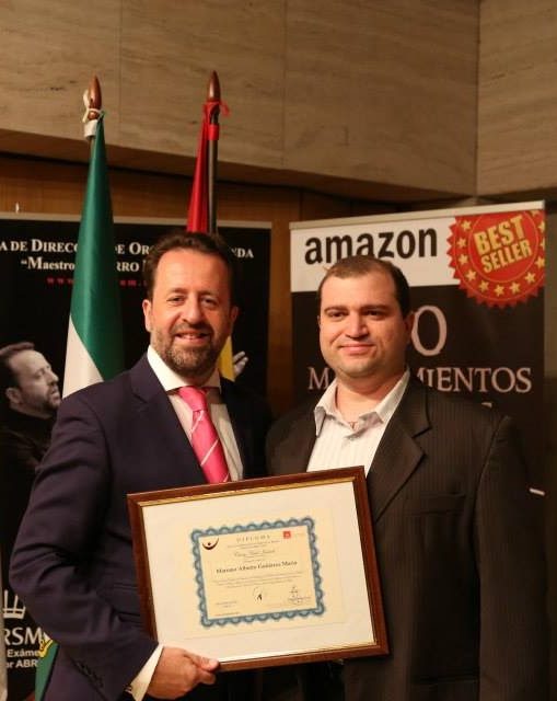 Maestro Francisco Navarro Lara e o Maestro Dante Mantovani