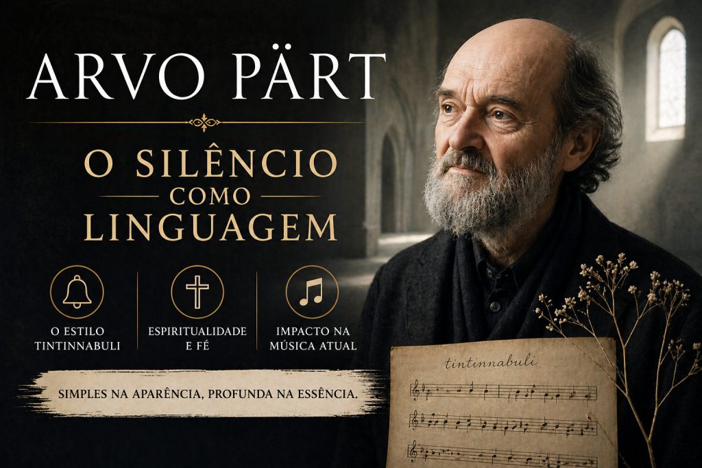 Arvo Pärt: o silêncio, o estilo tintinnabuli e a espiritualidade na música contemporânea