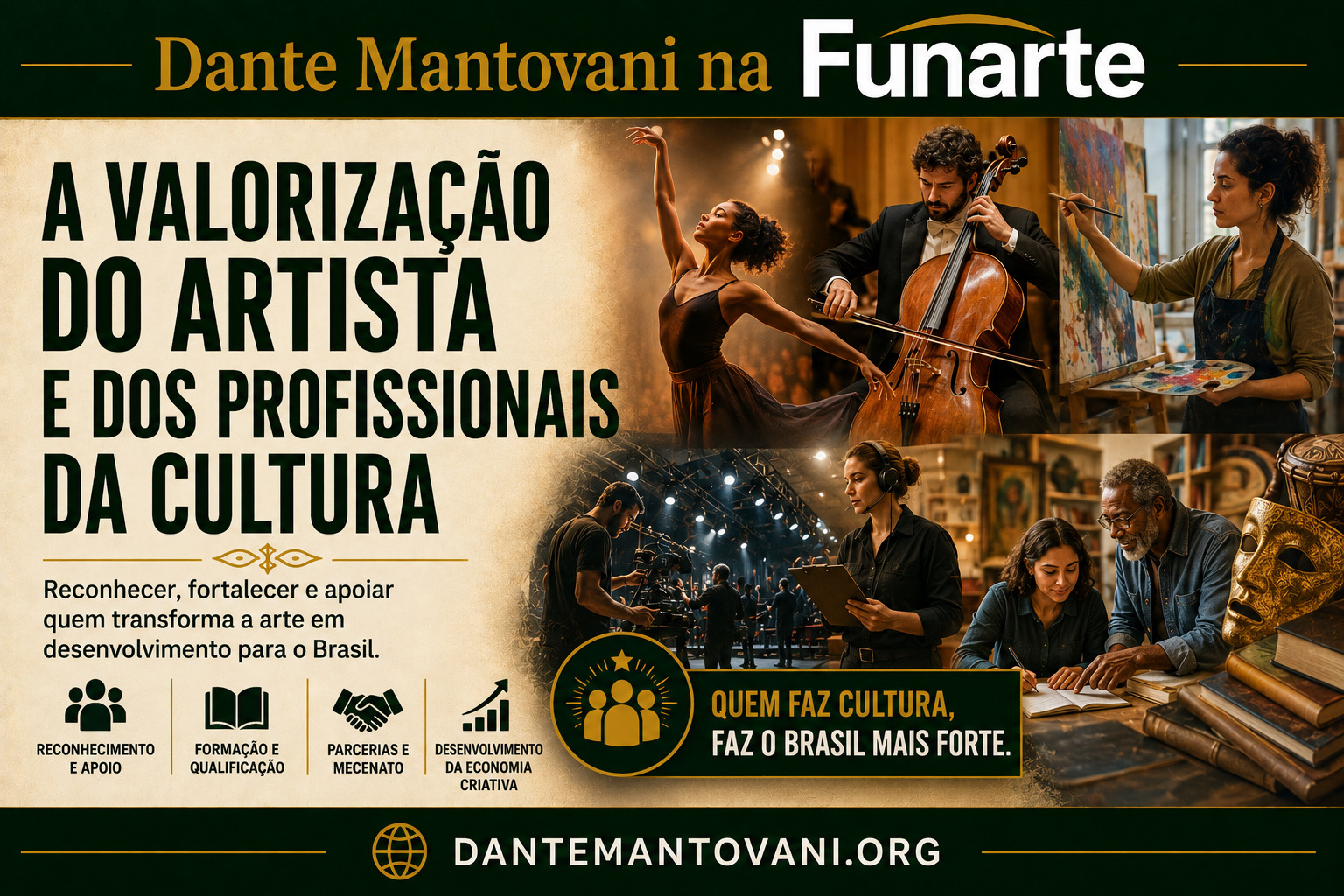 A valorização do artista