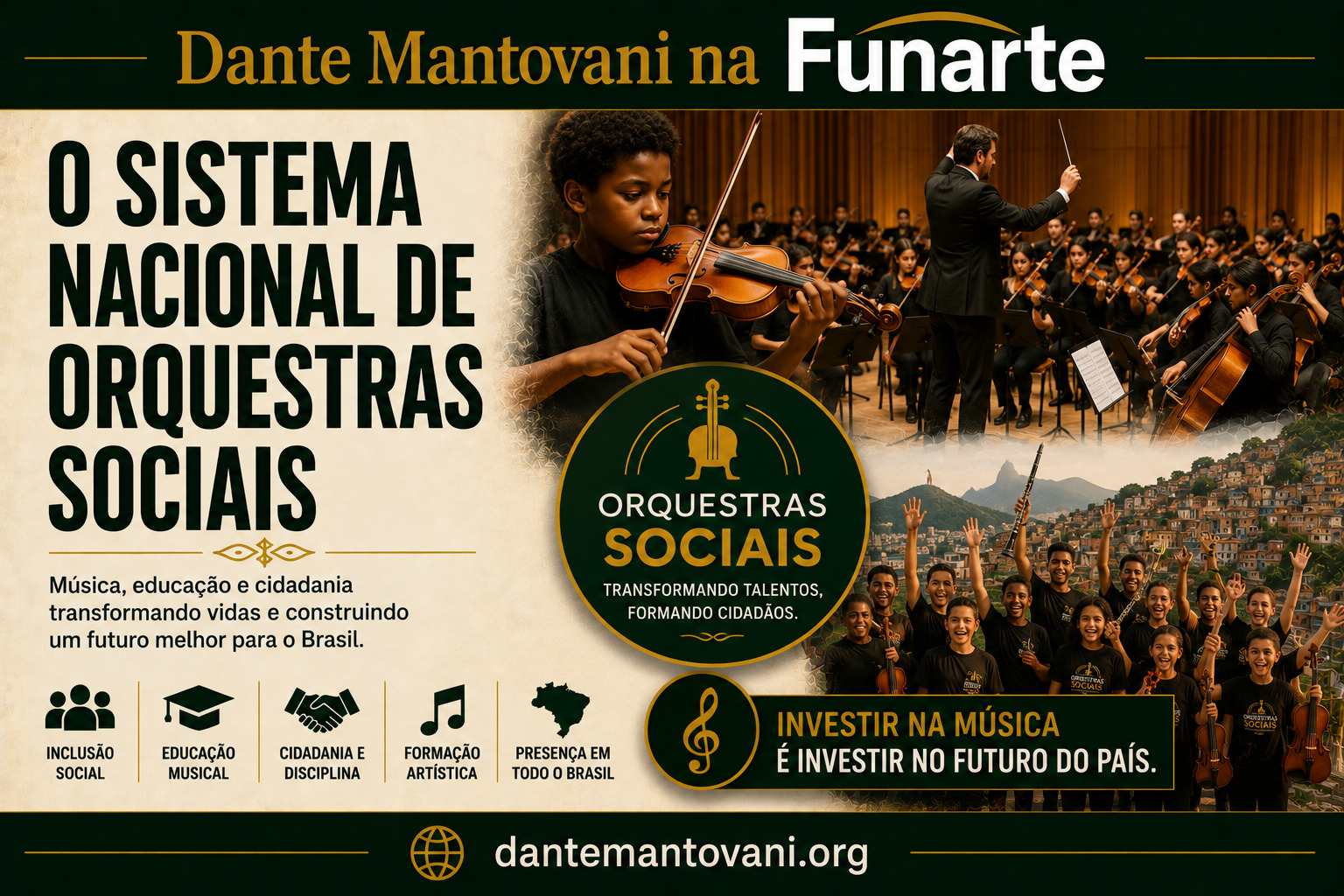 O sistema nacional de orquestras sociais