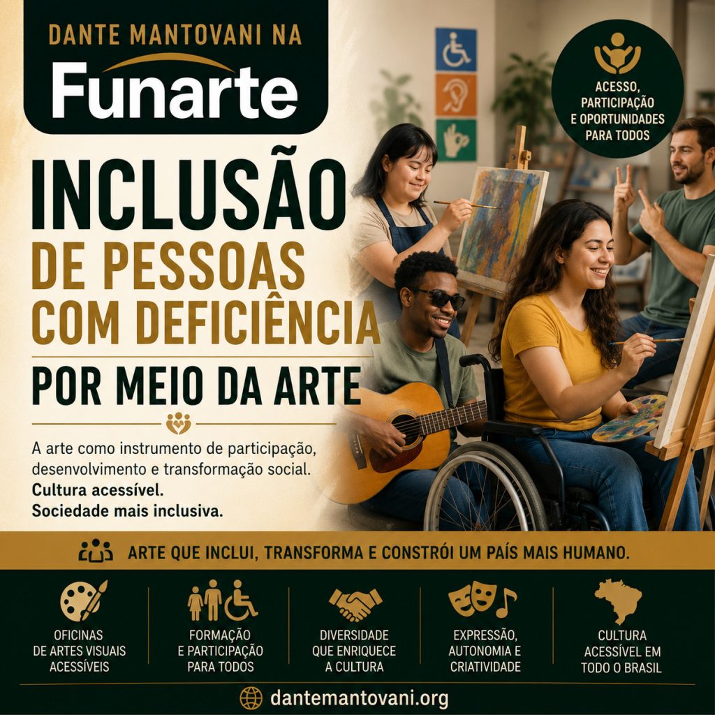 Inclusão de pessoas com deficiência por meio da arte