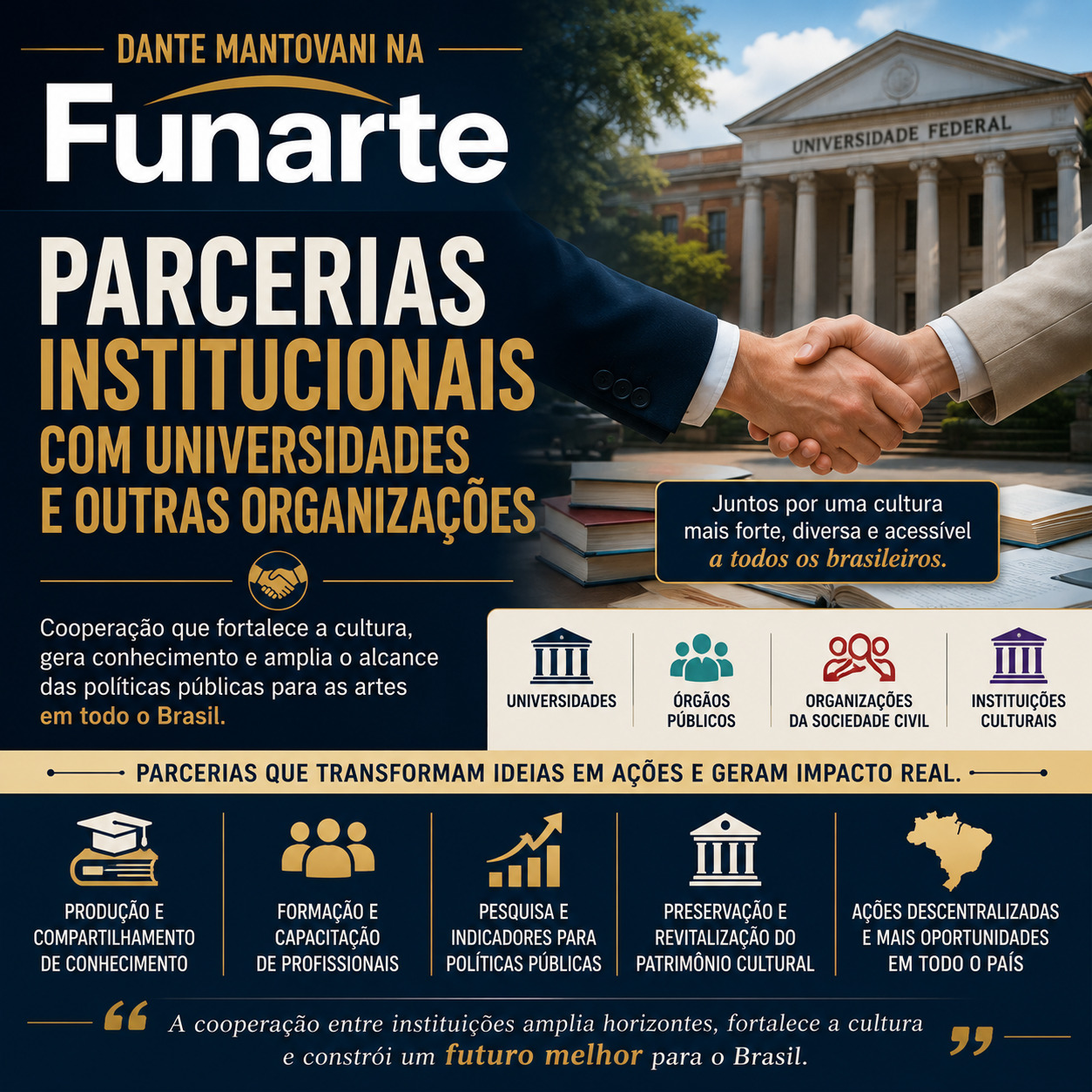 Parcerias institucionais